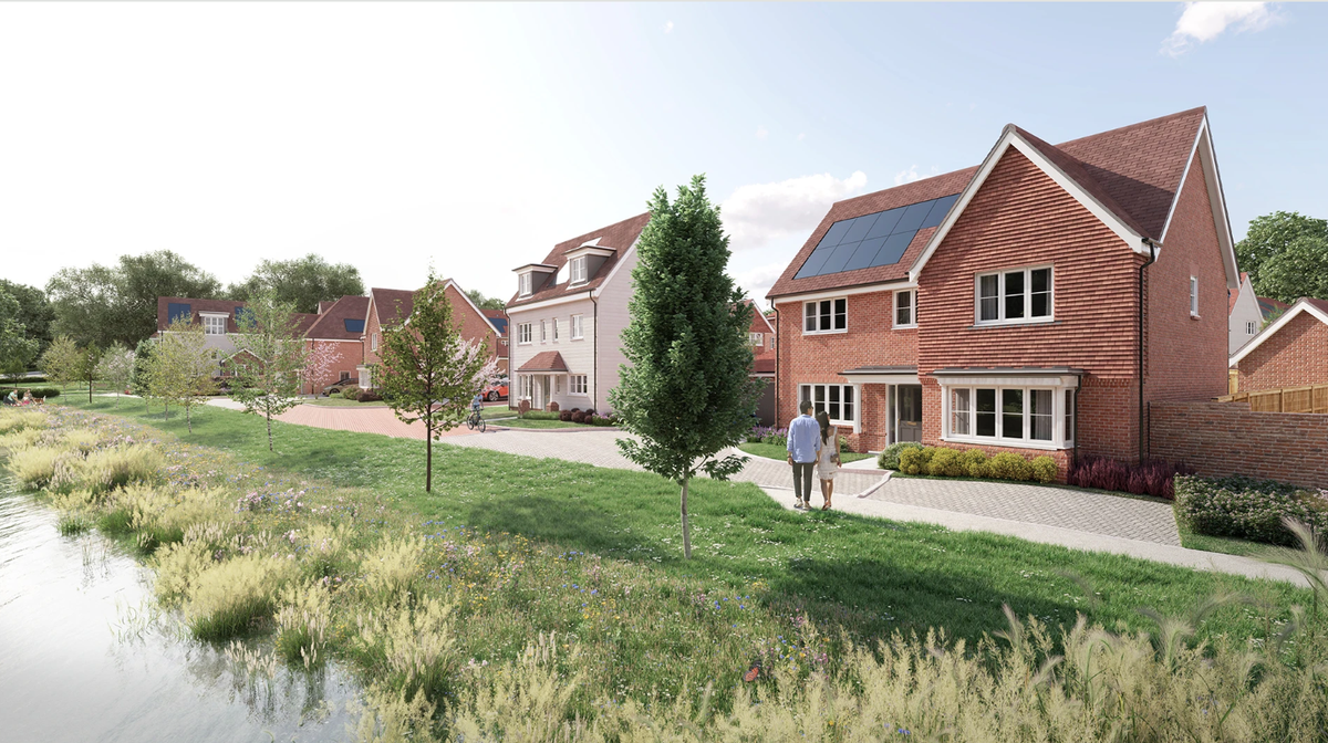 Net-zero homes with solar panels and heat pumps to be built in Mid Sussex